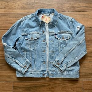 Levi’s Distressed Denim Jacket